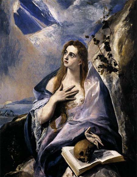 GRECO, El Mary Magdalen in Penitence